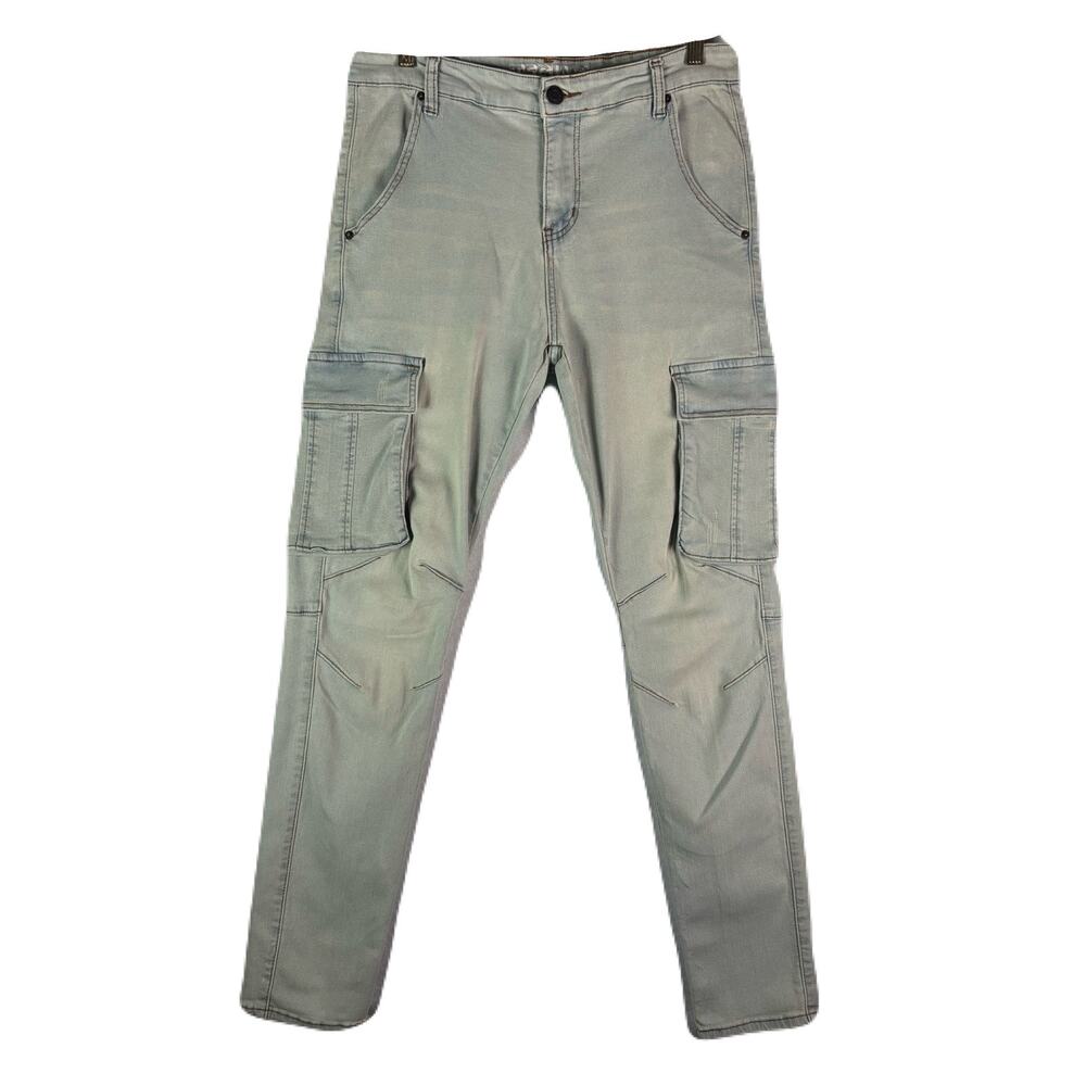 TEGIAS Slim Fit Stretch Classic Denim Jeans With Pockets Mens Size 32